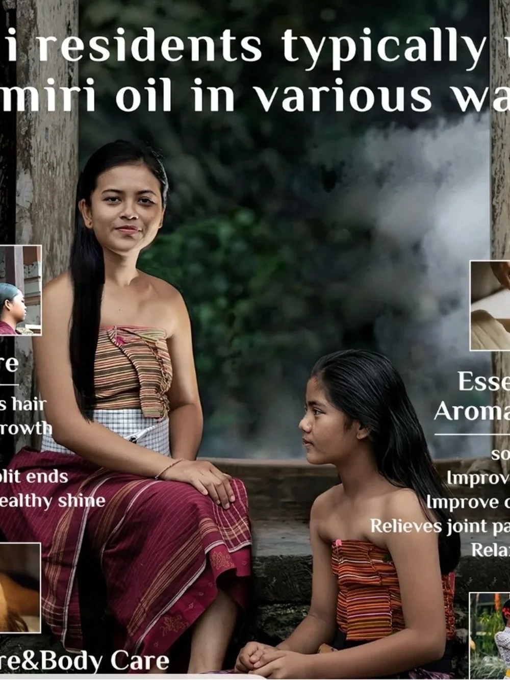 Kemiri Oil Serum — Pink and Yellow Nourishing Hair Oil